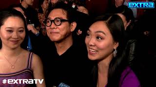 Family Night! Jet Li Hits the ‘Mulan’ Red Carpet with Daughters Jada & Jane
