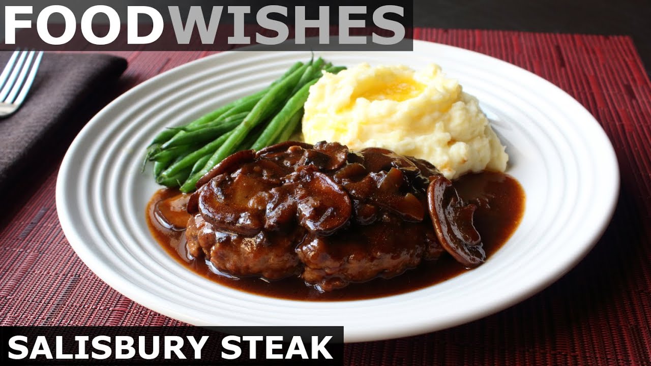 Salisbury Steak - TV Dinner Style - Food Wishes