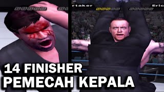 14 Smack/Finisher PEMECAH KEPALA Di Game Smackdown Pain PS2 screenshot 2