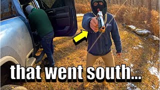 Confronting Truck Thieves Gone Wrong