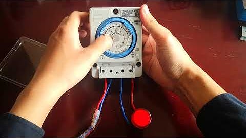 Model：TB-388/TB35-N Analog Mechanical Timer Switch  Công tắc hẹn giờ