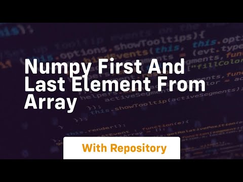 numpy first and
