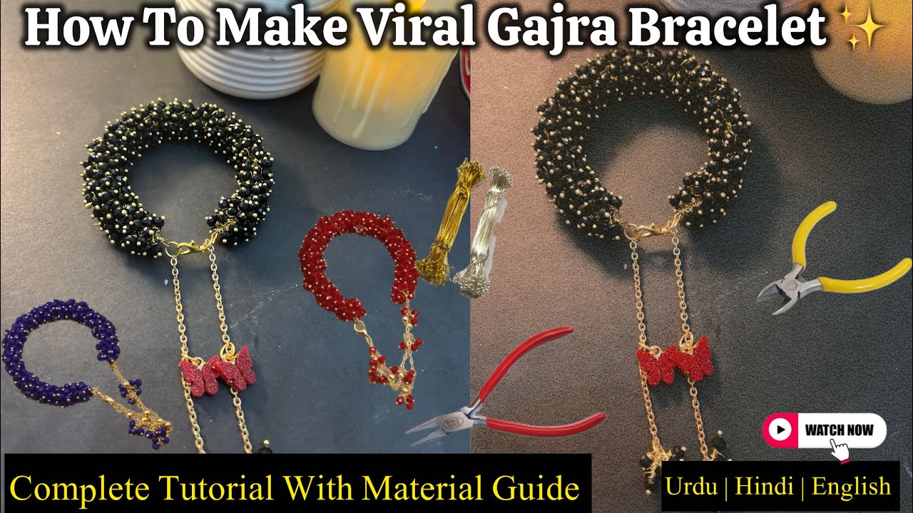 Viral Gajra Bracelet Tutorial | Complete Guide ✨