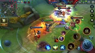 RoV : lauriel 1 vs 5 Mega kill !!