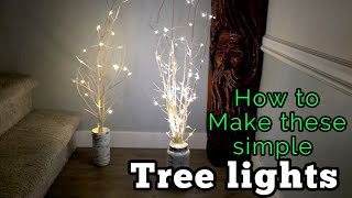 How to make these SIMPLE Trees with lights for Christmas 2026 or even all season.