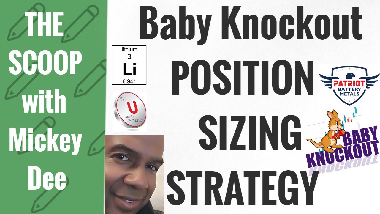Position Size Strategy for Baby Knockouts in Gold / Silver / Uranium & Lithium Stocks / The Scoop