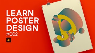Poster Design Tutorial #002  Isometric Type in Adobe Illustrator
