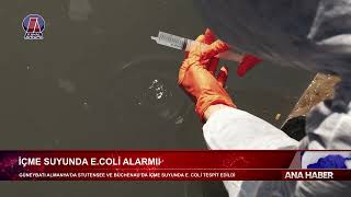 STUTENSEE VE BÜCHENAU’DA İÇME SUYUNDA E. COLİ TESPİT EDİLDİ