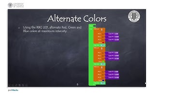 48/74 IoT MOOC Part I: Programming Example  Alternate colors
