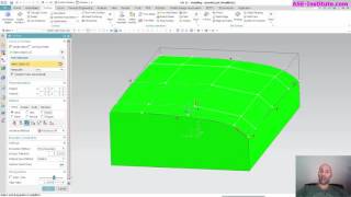 Local Morphing Using X-Form:  Insert Knot | Siemens NX 11