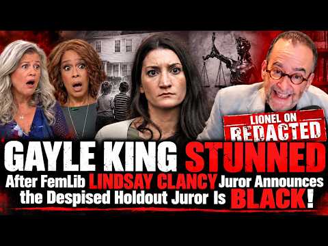 GAYLE KING STUNNED After FemLib LINDSAY CLANCY Juror Announces the Despised Holdout Juror Is BLACK!