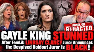 GAYLE KING STUNNED After FemLib LINDSAY CLANCY Juror Announces the Despised Holdout Juror Is BLACK!