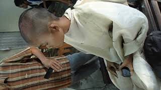 Forced Haircut Girl Long To Bald Dibotakin Paksa