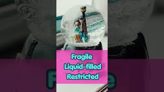 These snow globes from Japan can’t be shipped overseas Fragile, liquid filled, restricted
