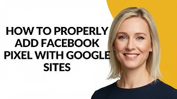 HOW TO PROPERLY ADD FACEBOOK PIXEL WITH GOOGLE SITES - Julia