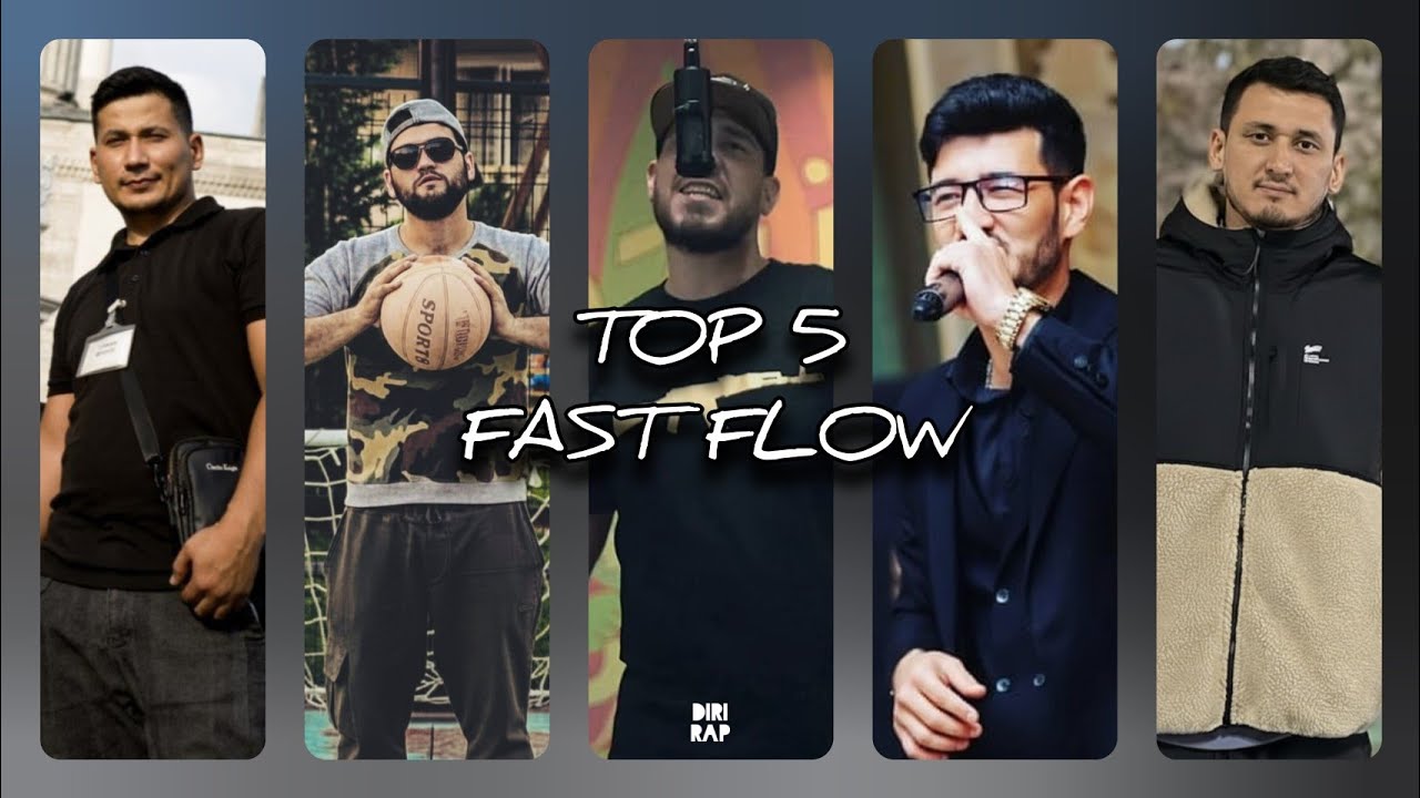 [TOP 5] FAST FLOW [#1] ( TMRAP / TURKMEN RAP )