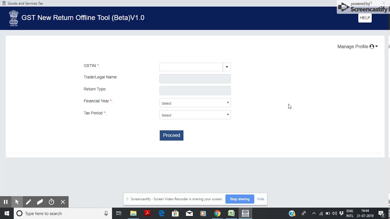New Return Offline Tool (Beta) Available at GST Site