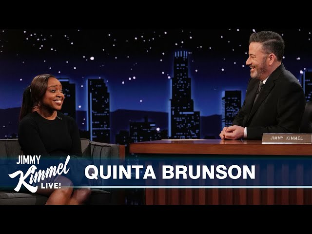 Quinta Brunson on Emmy Gift from Oprah, Surprise Abbott Cameos u0026 Rom-Com with Daniel Radcliffe class=