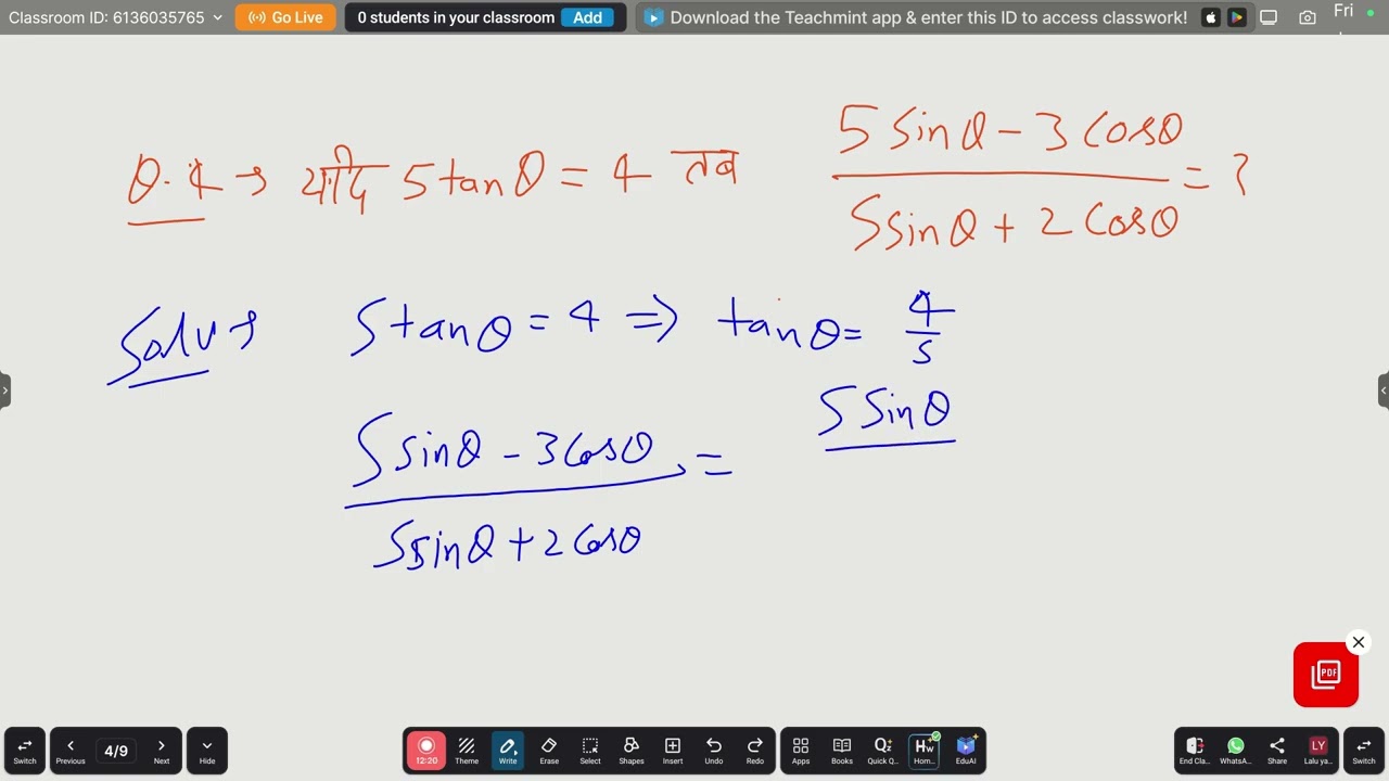 UP TGT PGT KVS NVS LT GRADE Trigonometry class 2