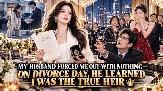 My Husband Forced Me Out With Nothing—On Divorce Day, He Learned I Was the True Heir 👑