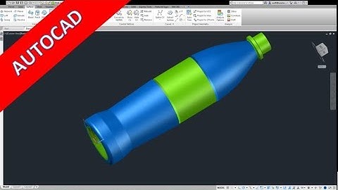PET - Bottle Part 1 - Autocad 2018 Training Surfaces