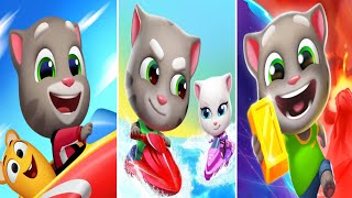 Talking Tom Time Rush VS Tom Fly Run New Running Game VS Tom Jetski 2 Android iOS Gameplay screenshot 5