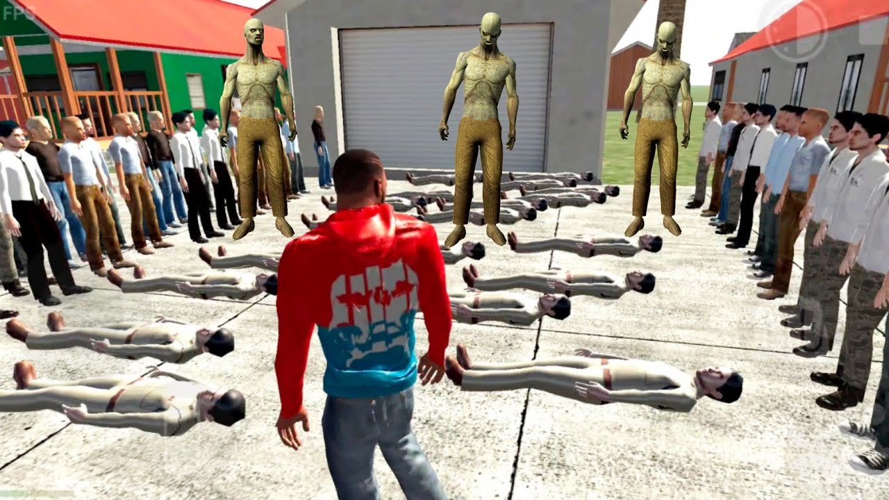 Zombie Attacks on Police | Zombie vs Police | Funny gameplay 😂😂 | indian bike driving 3d new story