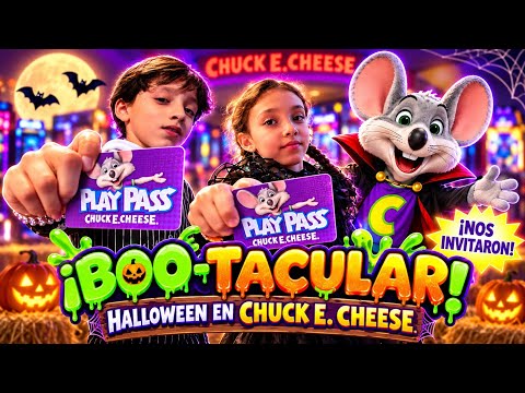🎃 ¡FUIMOS a BOO-TACULAR de CHUCK E. CHEESE! 👻😱