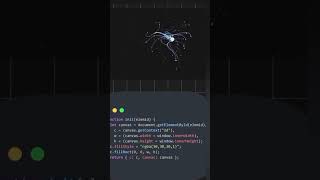 I built this responsive cosmic animation using vanilla JavaScript.  #CreativeCoding #JavaScript.