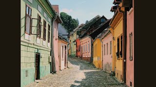 Painting aTransylvanian Street with Golden OPEN Acrylics/ Part 2