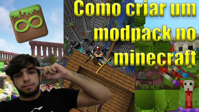 Como jogar qualquer modpack de Minecraft com seus amigos #tutorial #mi