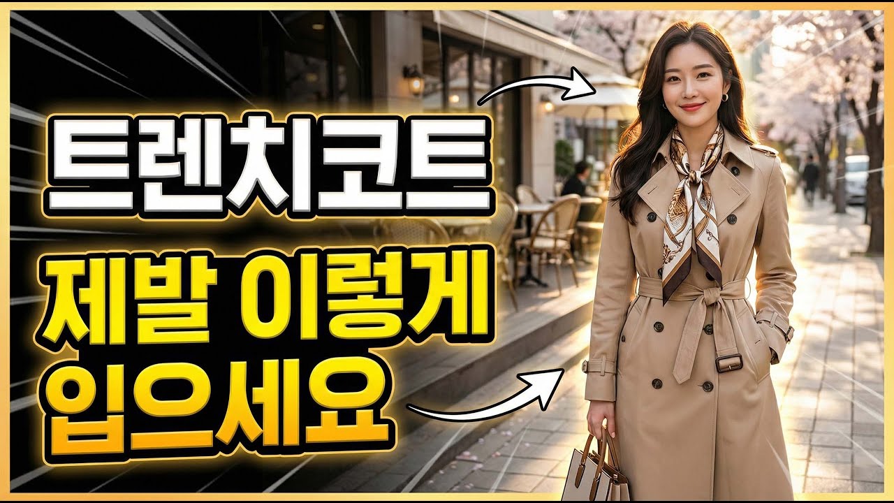 40대 50대 봄 코디, 트렌치코트 하나로 우아해지는 법 (옷 잘 입는 언니들의 비밀) (🎧듣는 블로그)