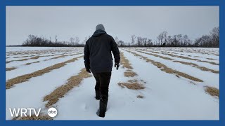 Behind the winter work at Beasley's Orchard in Danville