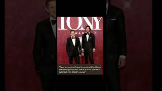 Famous Keanu Reeves with Alex Winter at the Tony Awards,  Waiting for Godot soon on Broadway 🎥🎉 Profile