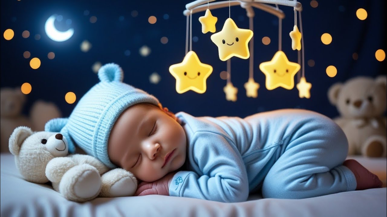 Soothing Deep Rest 🌙Fall Asleep in 3 Minutes 💤Baby Sleep Music 🎶Mozart & Brahms Lullabies