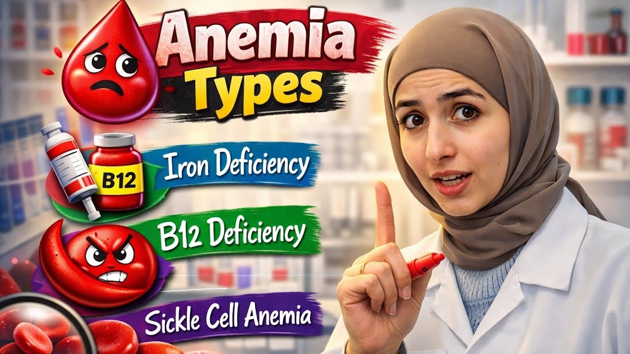Anemia Types | شرح انواع الأنيميا الجزء الاول 