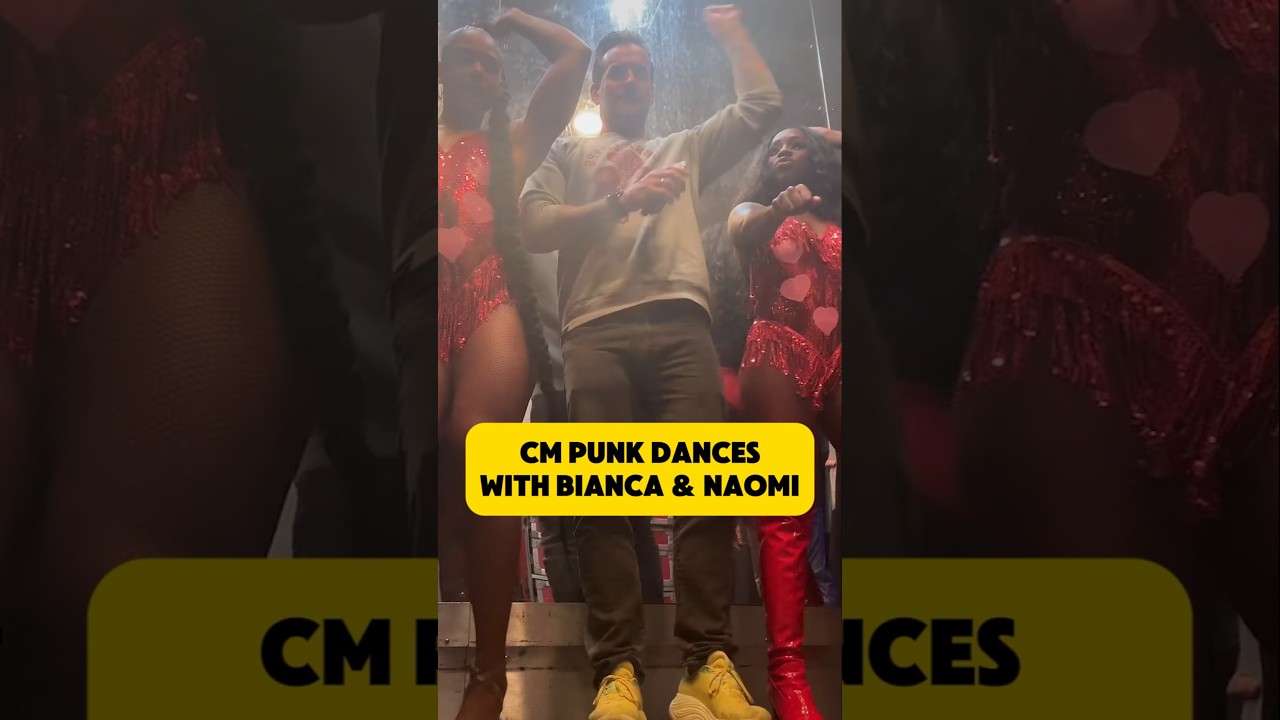 СМ Панк присоединяется к веселью Наоми и Бьянки в Tiktok!