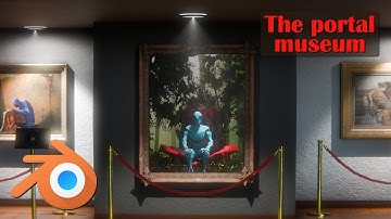 The Portal Museum | Blender Ray Portal #blender3d #blender