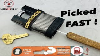 Celebrity Commando padlock iC3 Tactical padlock picked Profile