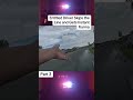 Entiteld Driver Skips the line and gets instant karma #police #crime #cops