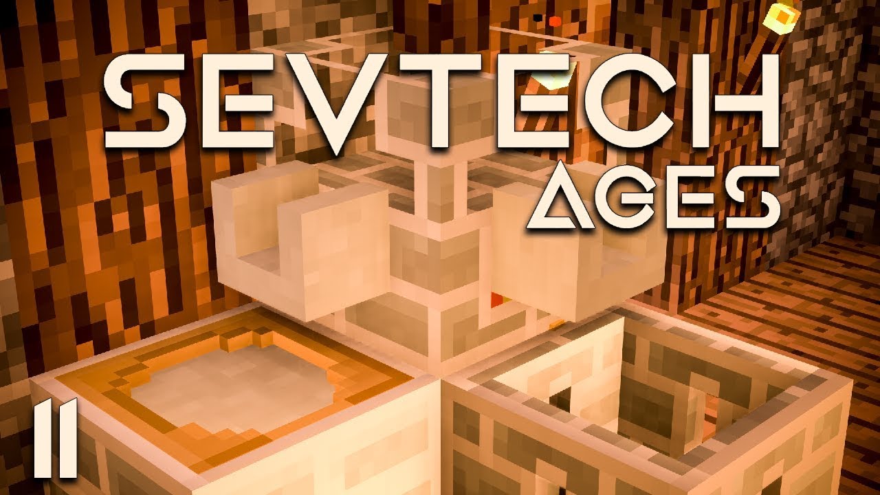 Sevtech Ages Ep10 Better With Mods Water Wheel Unlocking Age 2 Youtube