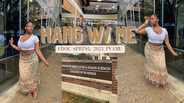 HANG WITH ME | FIRST DAY OF SPRING SEMESTER PVAMU 2023 !