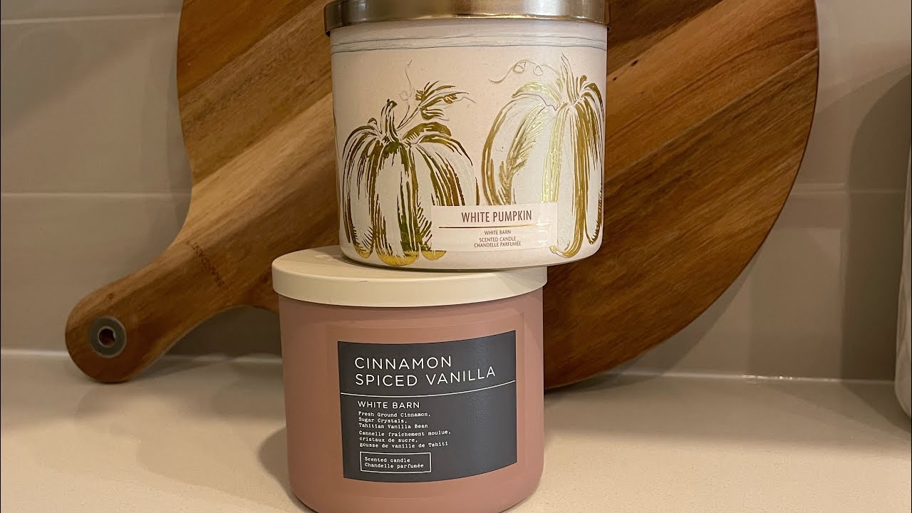 Review: White Barn- White Pumpkin & Cinnamon Spiced Vanilla Candles