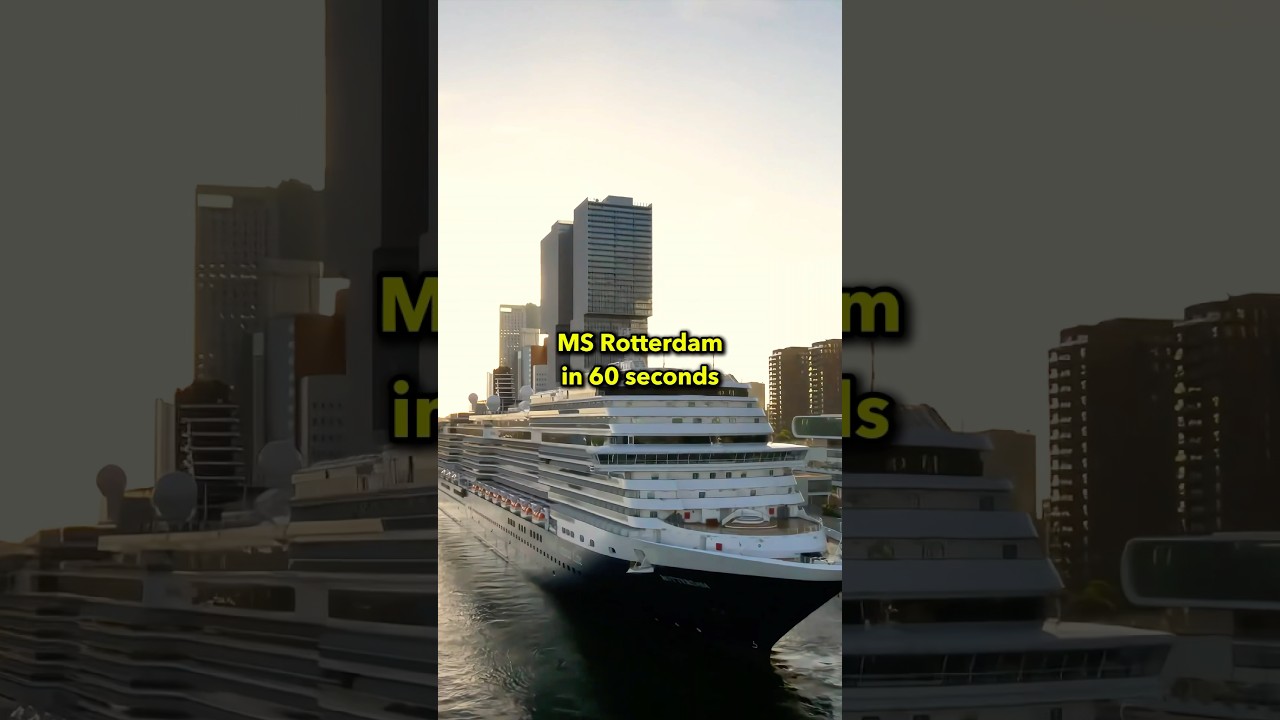 MS Rotterdam in 60 Seconds…