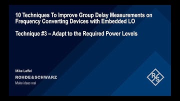 Technique #3: Adapt to the required power levels