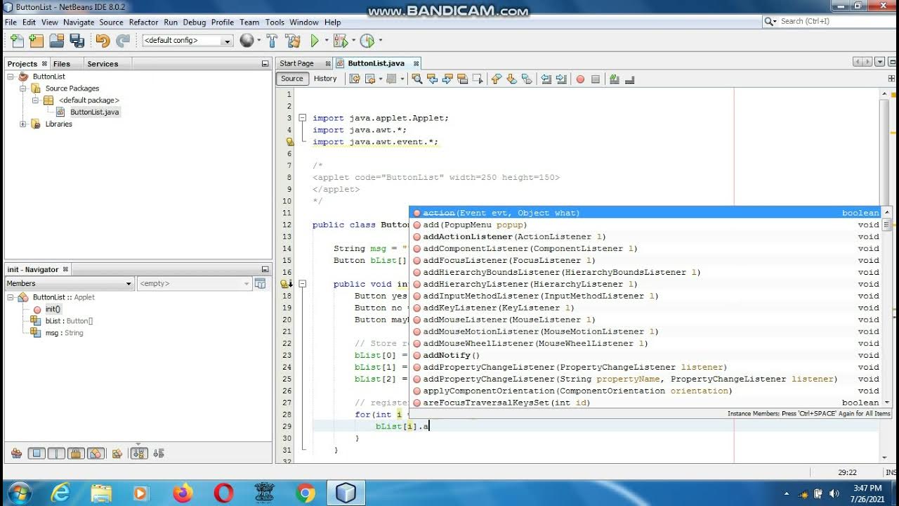 Java the complete Reference Ninth Edition (Chapter 26) Example (3 ...