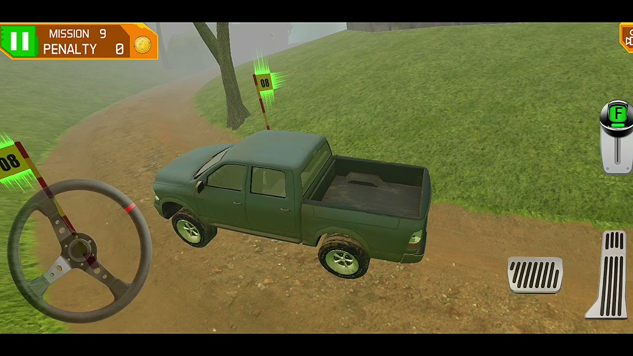 4×4 Dirt Offroad Parking Simulator #8 - Offroad Forest Parking ( Pickup Truck ) - Android Gameplay