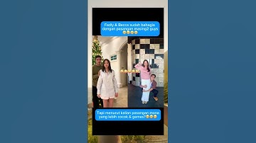Thumbnail of Masih inget gimana bucinnya Fadly & Becca dulu😉🤭🤪 #fadlyfaisal #rebeccaklopper #maudyayunda