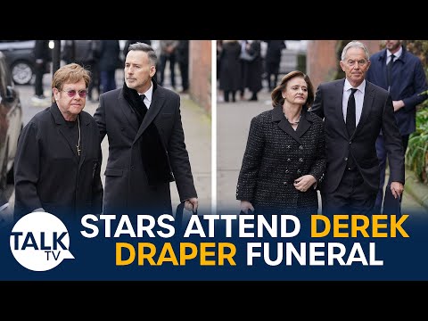 Derek Draper Funeral: Elton John and Tony Blair Among Stars Turning Out In Support