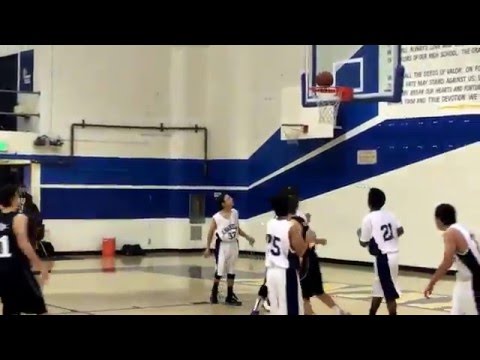 Caleb takes it to the rack